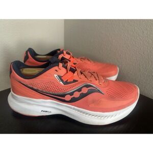 Saucony Guide 15 Womens Running Walking Shoes Orange Athletic Sneakers Size 10.5